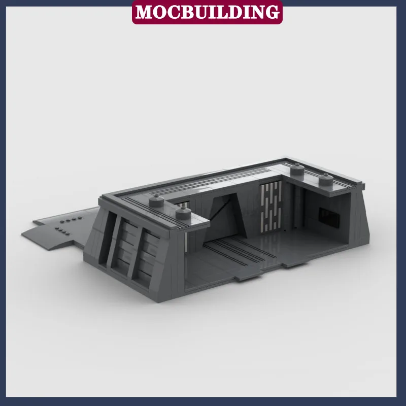 Space Wars Modular Ground Base System Bunker MOC Building Blocks Shield Generator Collection Series Turret Toy Gift