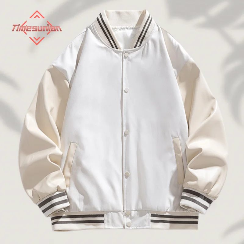 

Varsity Jackets for Man Classic Baseball College&High School Faux Leather Bomber Jacket Unisex Colorful Club Outerwear Coats