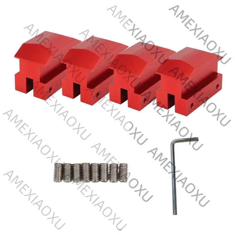 

Адаптеры для домкрата (4 шт.) из анодированного алюминия с ключом для Chevrolet Camaro 6-го поколения 2016-2024 гг. (не подходят для кабриолетов)