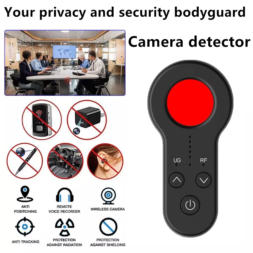 Draagbare draadloze cameradetector Hotel Infrarooddetector Anti-voyeurisme Anti-sighting en anti-studie monitoring detector