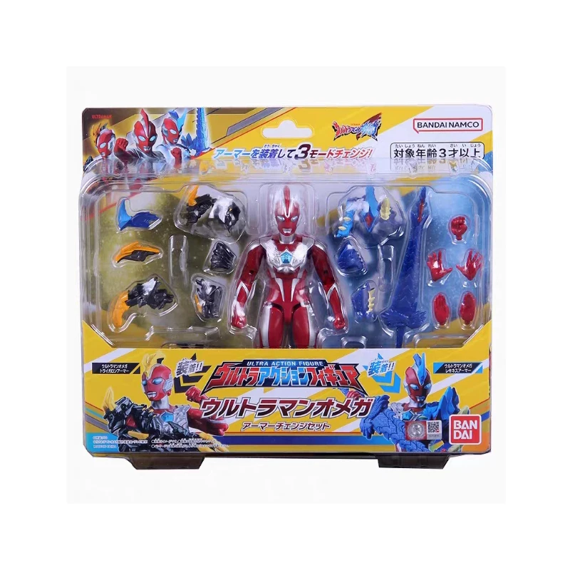 

New Product Bandai Ultraman Omega Blue Dragon and White Tiger Armor Set Gifts Toy Collection for Kids Action Figure Model