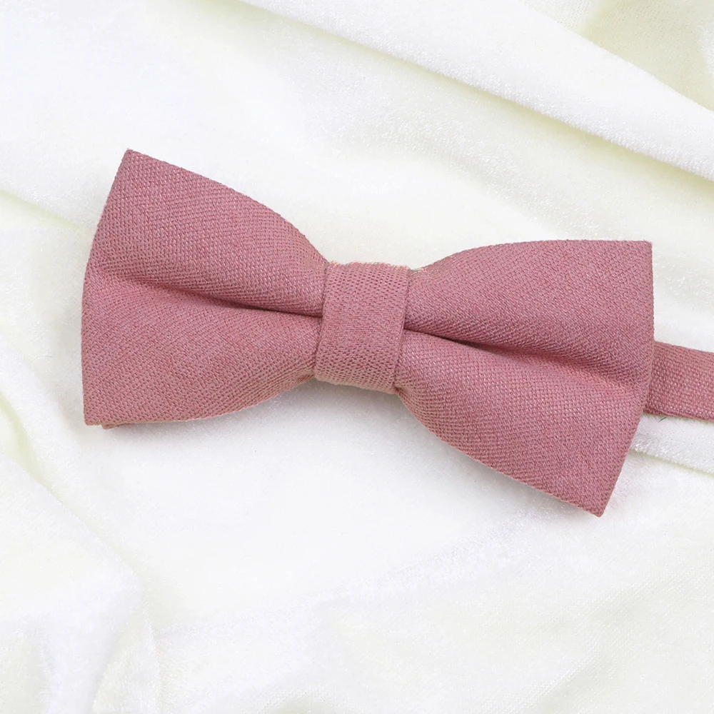 Solid Color Parent-Child Bowties Super Soft Velvet Corduroy Wedding Men Kid Bow Tie Romantic Blue Pink Red Butterfly Cravat Gift