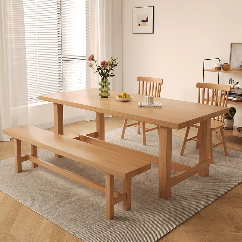 

Обеденный стол Журнальные столики из массива дерева Бытовая гостиная Большой длинный стол Большая тарелка Mesa Comedor Обеденный стол Встроенный