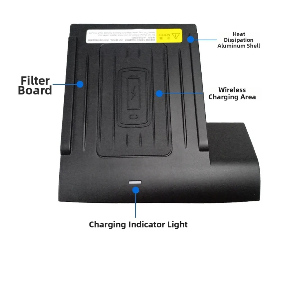 15W Wireless Charging Mount for For Golf 7 MK7 2013-2018 Designed for Minimal Movement and Maximized Efficiency