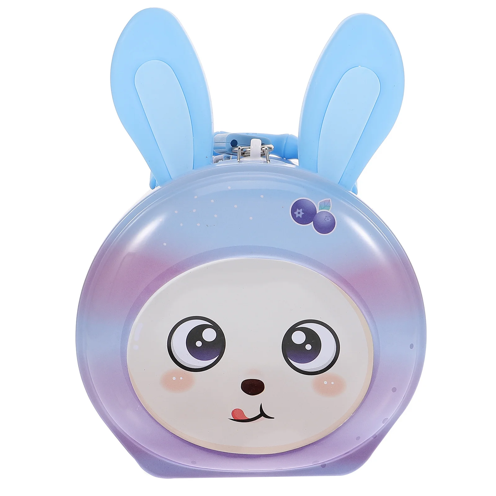 

Cute Cartoon Rabbit Piggy Bank for Girls Boys Unbreakable Coin Storage Box with Lock Lovely Bunny Decor Piggy Bank with Lock