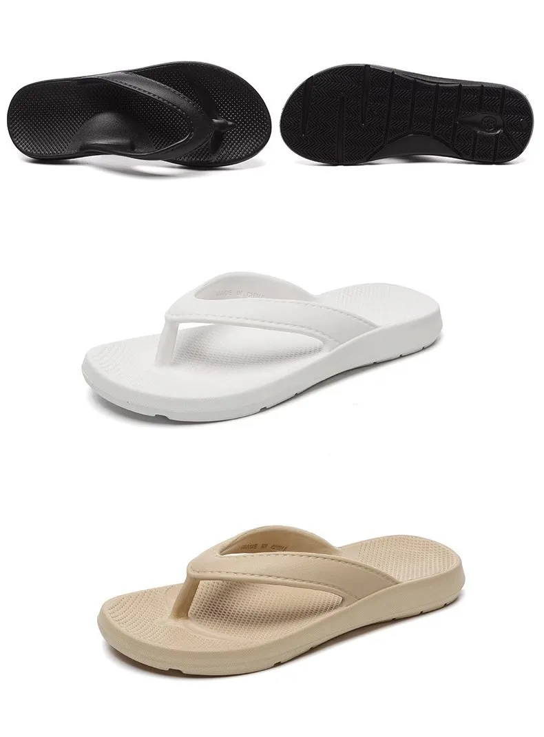 Weichsohlige Rutschfeste Casual Flip-Flops, Modische Paar-Sandalen, Vielseitige Sommer-Strand- und Badezimmer-Hausschuhe – Detail 21