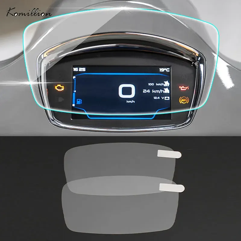 1 Coppia Per VESPA GTS300 HPE Super Tech Moto Cluster Pellicola di Protezione Antigraffio Strumento Cruscotto Della Copertura Della Protezione Parti in TPU