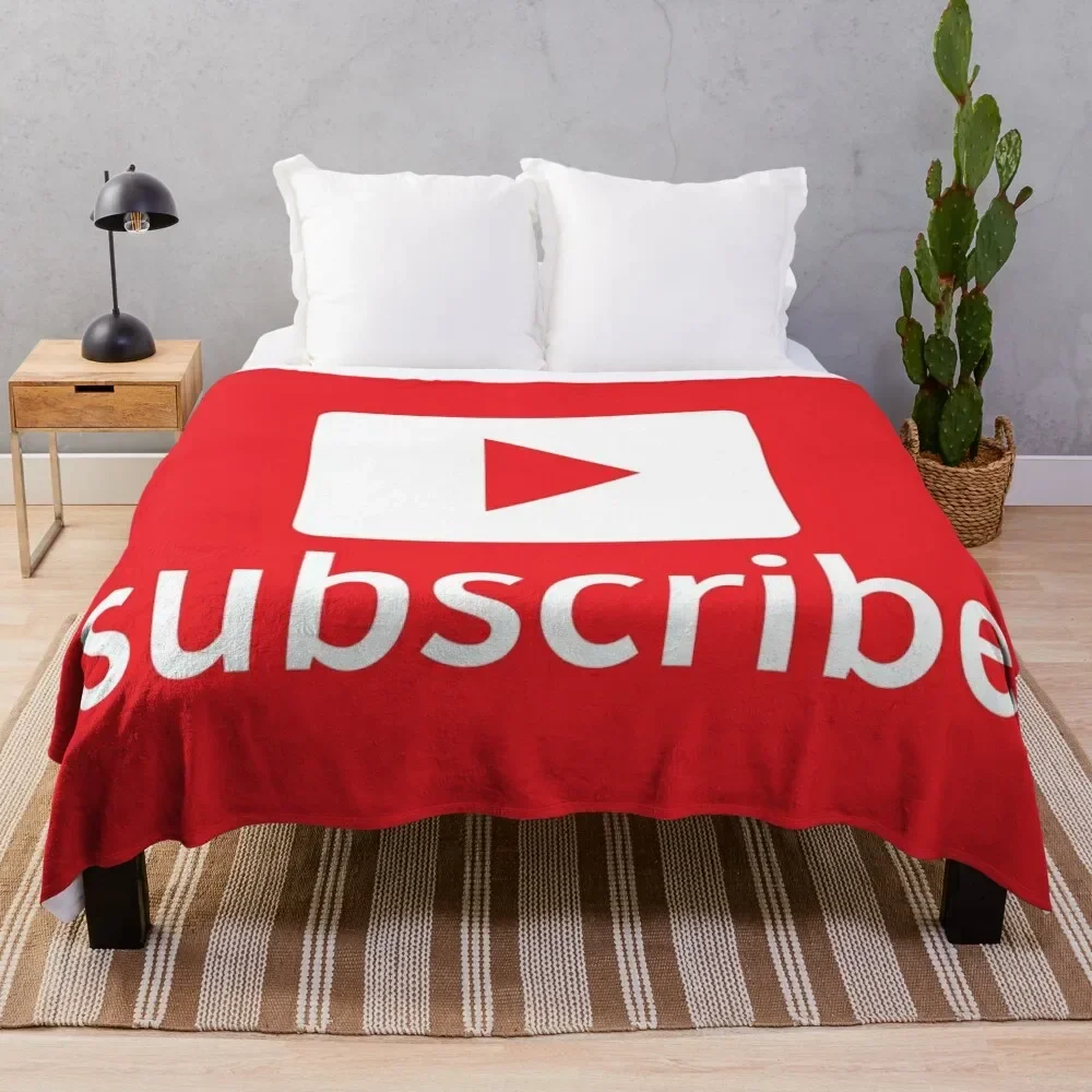 Subscribe Throw Blanket valentine gift ideas for winter Baby blankets and throws Blankets