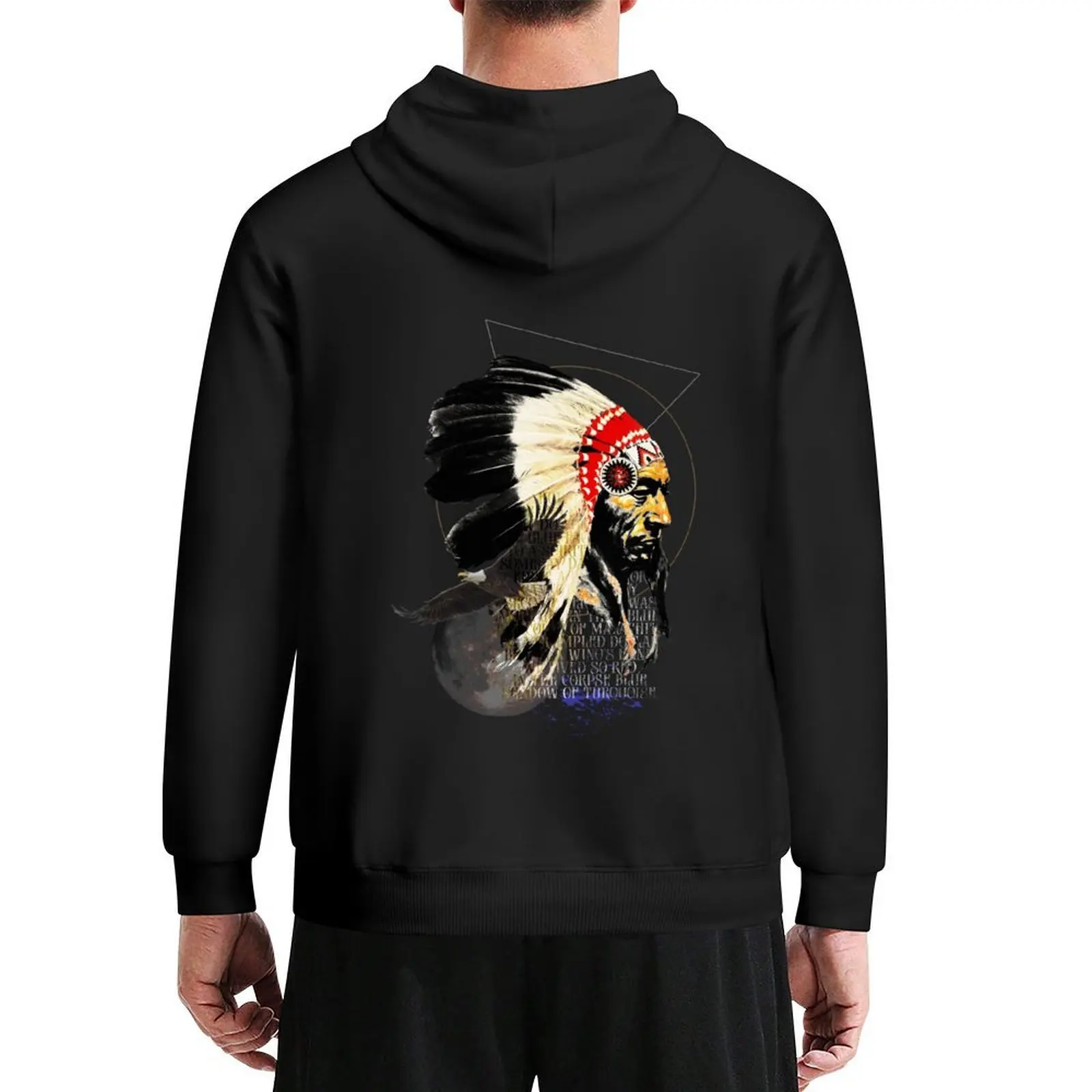 

Tribal Chief Art Poem Hoodie men clothes korean clothes korean autumn clothes men clothing oversized hoodie
