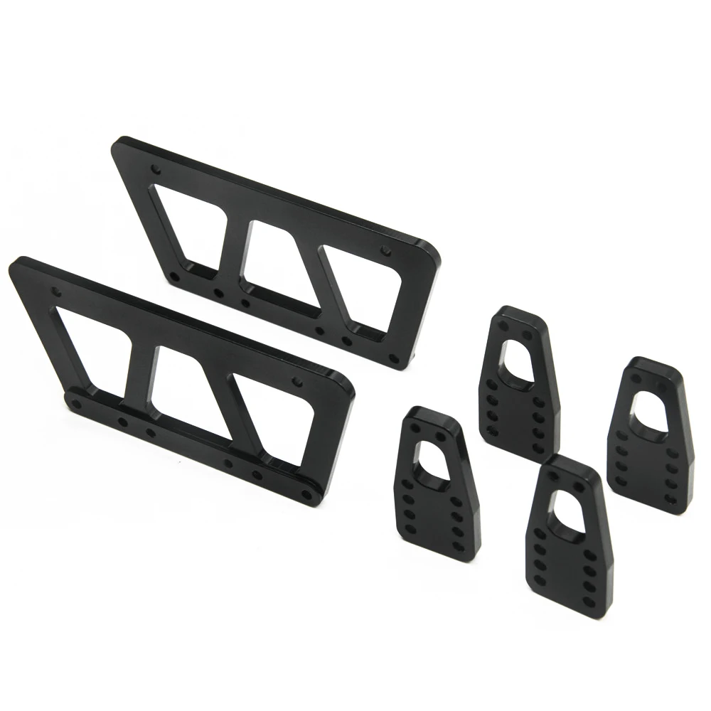 AXSPEED Aluminum Alloy Chassis Lift Plate Set for 1/10 Axial SCX10 RC Truck Models Car Upgrade Parts