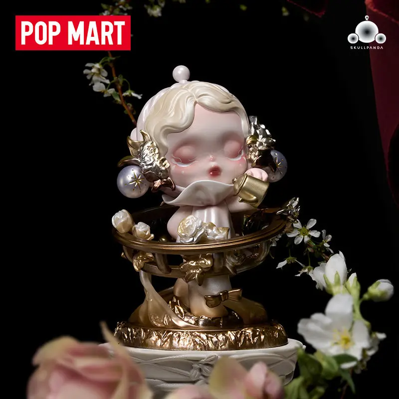 

POPMART Skullpanda Petals In Four Act Series Blind Box Mystery Box Toys Figurine Doll Cute Figure Desktop Ornaments Kids Gift