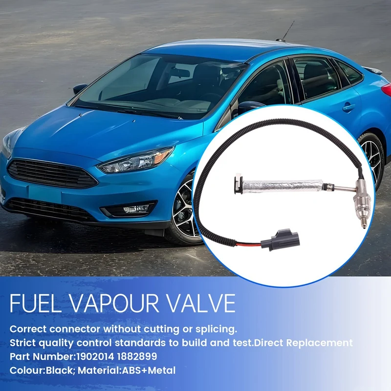 1902014 1882899 Fuel Vapour Valve Fuel Vaporiser Exhaust Temperature Sensor For Ford Focus III 2.0 Tdci 2014-2017