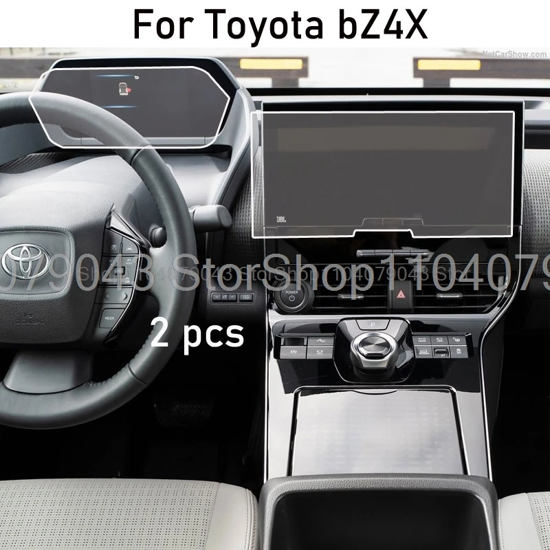 

Защитная пленка из закаленного стекла для Toyota bZ4X 2022 2023, 12,3-дюймовая автомобильная GPS-навигация и сенсорный экран прибора, защита от царапин