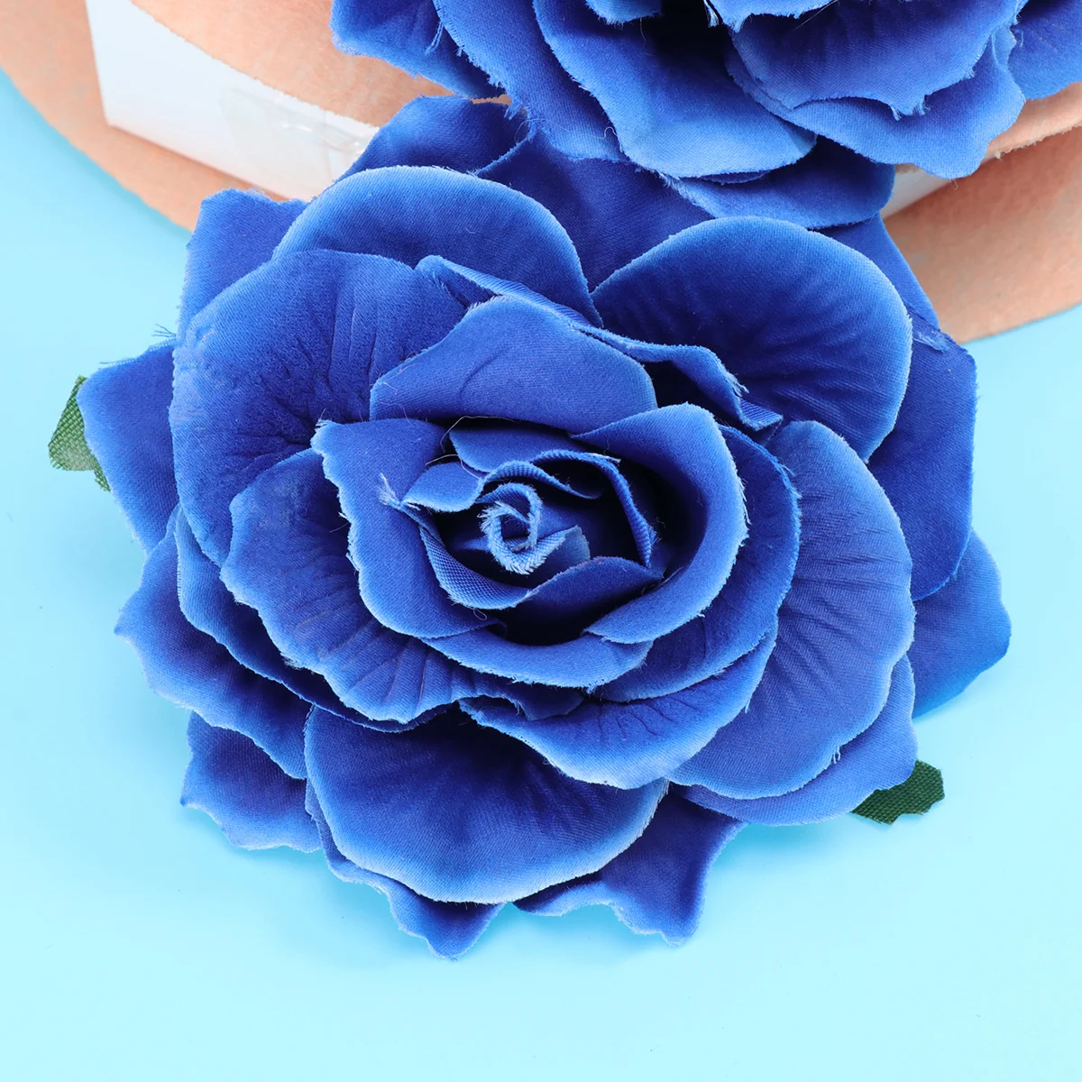 5 قطعة دبوس الصدار الوردي نابض بالحياة القماش زهرة بروش 10 سنتيمتر الزفاف العريس فستان الزفاف مشبك شعر وصيفه الشرف الأزهار الإكسسوار #2