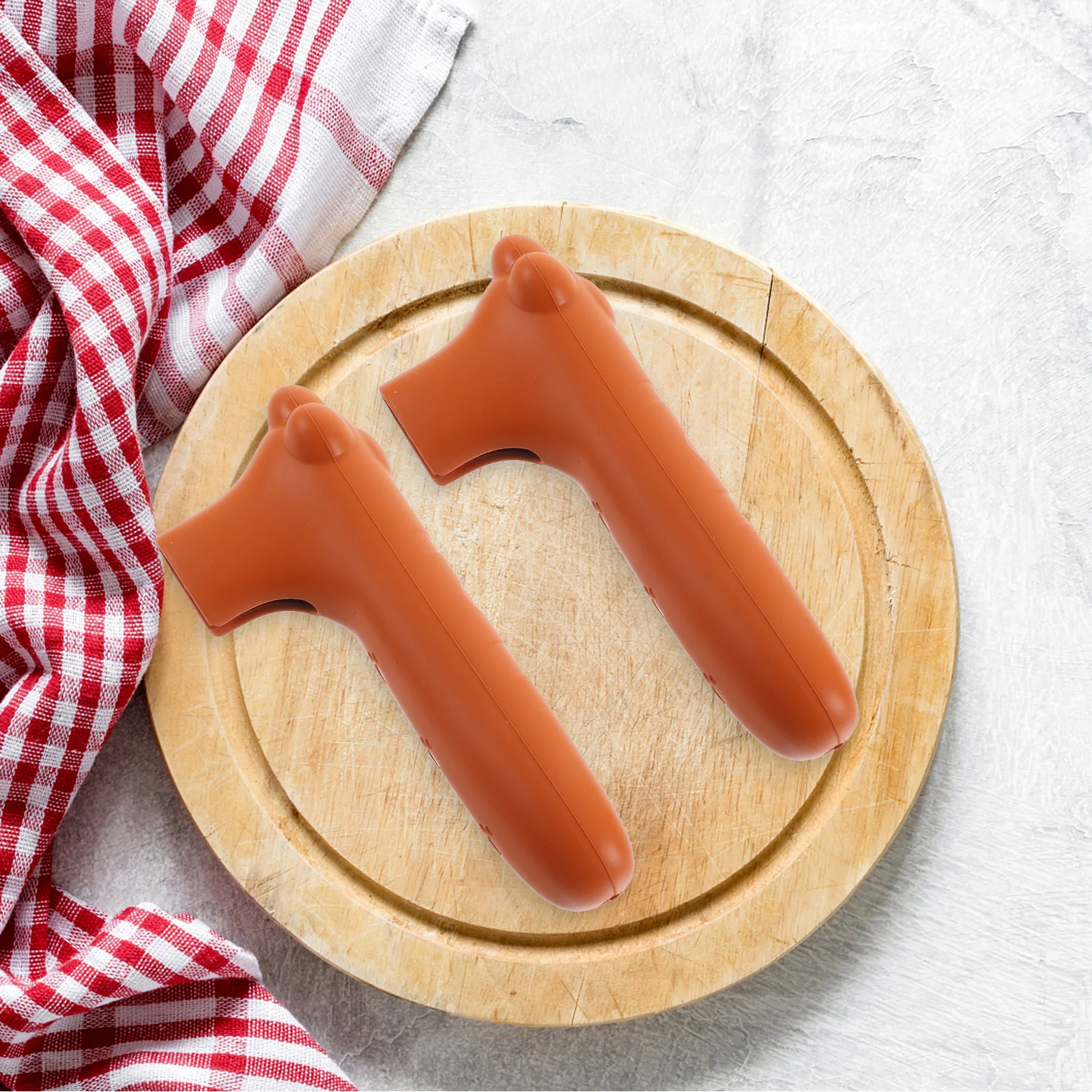 

2Pcs Protective Sleeve for Door Handle Silicone Safety Cover Anti Impact Bump Protection Kids Nursery Office Hotel Door Hardware