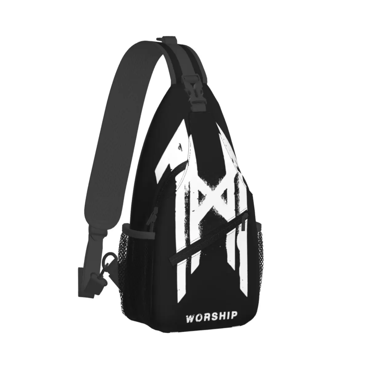 Worship Sling Bags Chest Crossbody Shoulder Sling Backpack Outdoor Sports Daypacks Sleep-Tokens Cool Metal Band Casual Pack