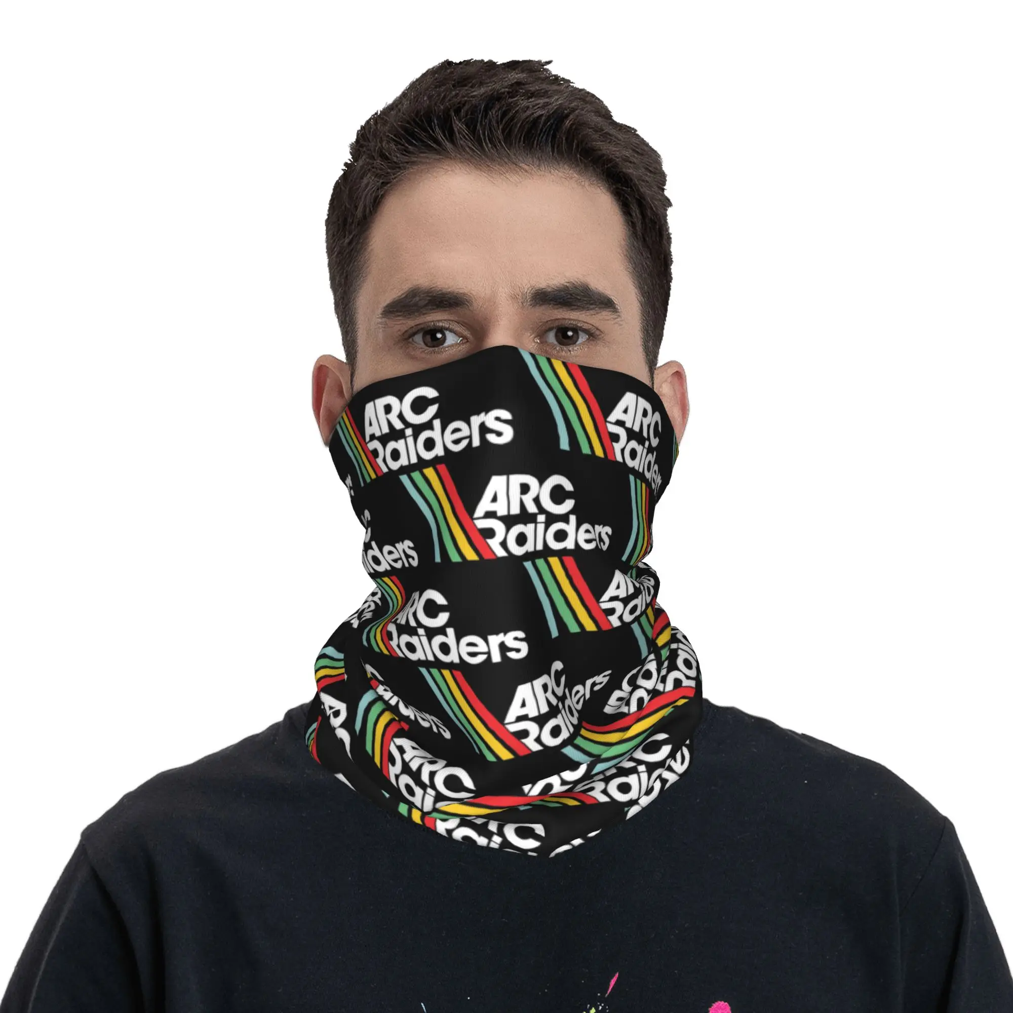 Don't Shoot Gaming ARC Raiders Arcade Video Game Bandana Neck Gaiter Printed Mask Scarf Face Mask Hiking Fishing For Men Women