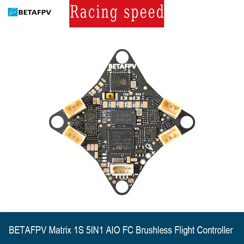 

BETAFPV Matrix 1S 5IN1 AIO FC Brushless Flight Controller 2.4G ELRS 400mW VTX For Meteor75 Pro Whoop Quadcopter Racing Freestyle