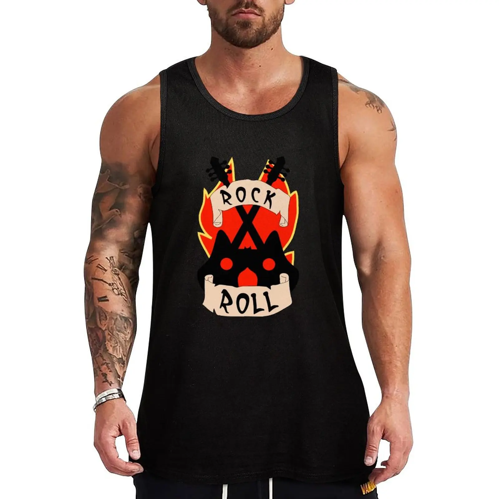 Rock 'N Roll Gambit Tank Top Men's cotton t-shirt men gym fashion 2024 man