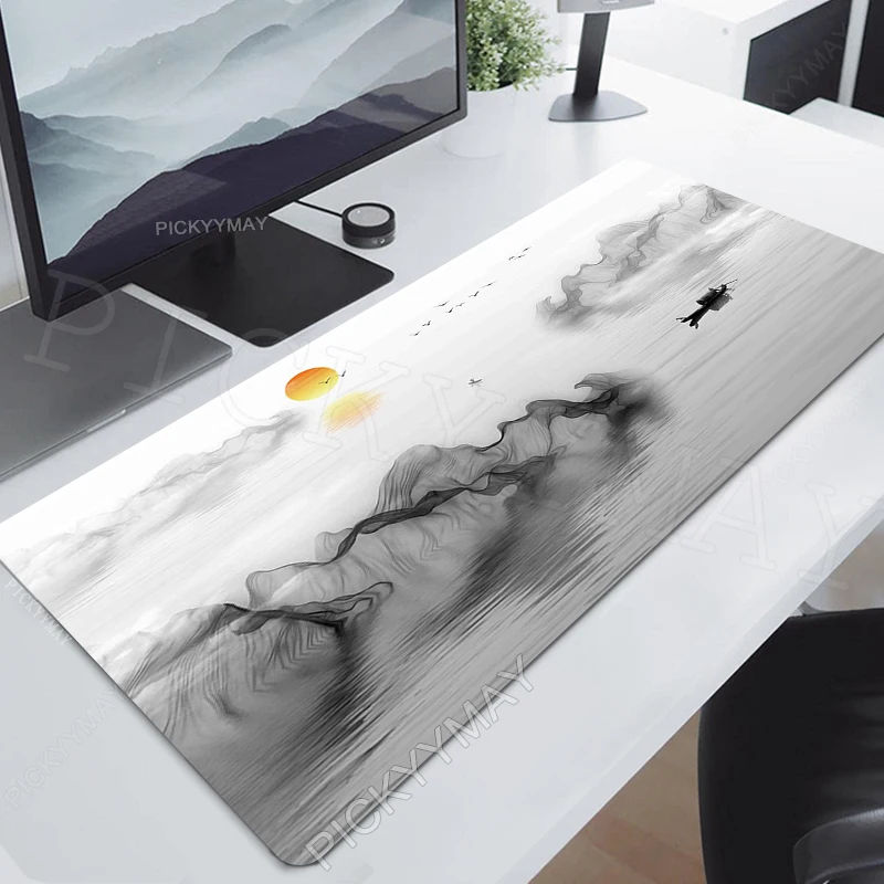 Chinese Style Large Mouse Pad Keyboard Mats Mausepad Computer Table Desk Mat Office Deskpad Pc Mousepad Notebook Rugs