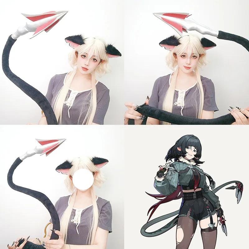 Faux Fur Dog Drooping Ears Women Bunny Animal Ear Furry Headband Party Accessories Cosplay Headwear Kawaii Hair Band Accessories