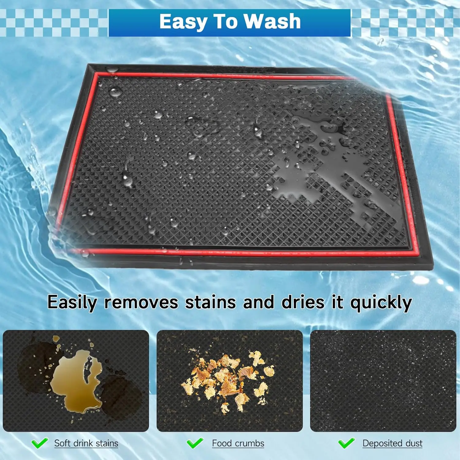 1. 2025 2026 Tucson Door Slot Mats for 2025 2026 Hyundai Tucson Accessories 15PCS/Sets Anti-Slip Interior Mats Cup Holder Insert