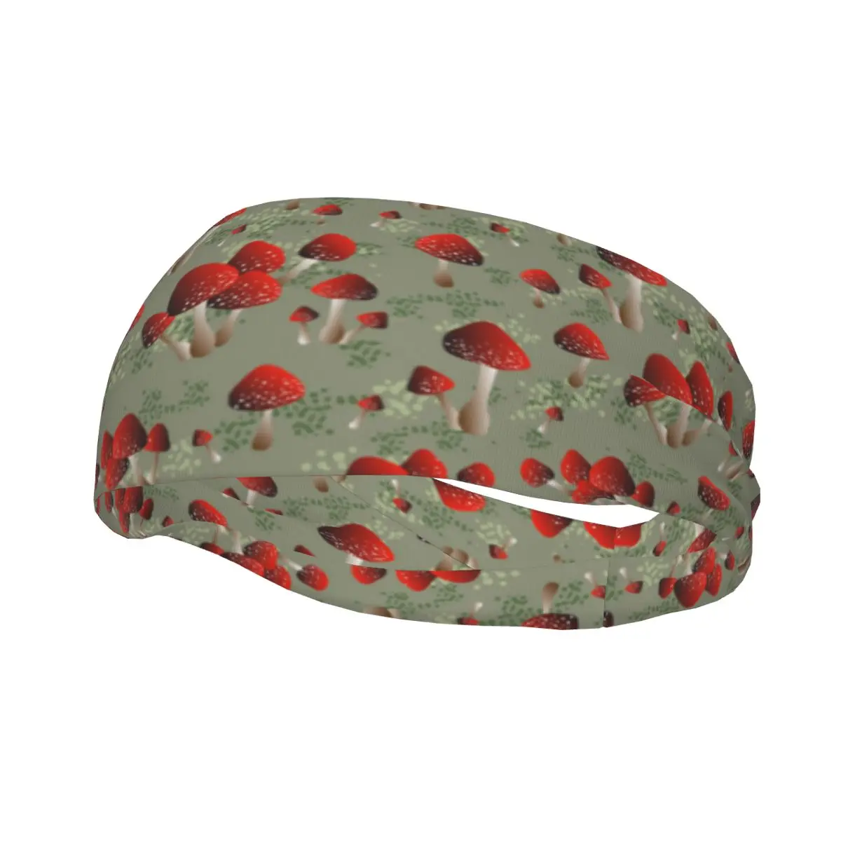 Sports Sweatband Breathable Headband Sweat Hair Head Band Amanita Red Mushroom Pattern Yoga Headband