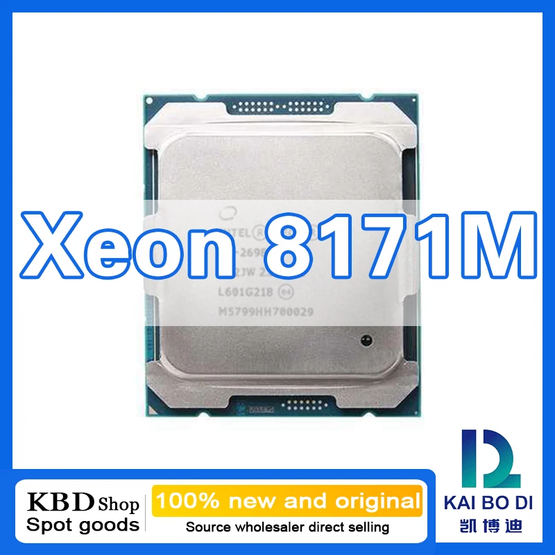 Xeon Platinum 8171M CPU 26 núcleos 52 threads 2,60 GHz 100% unidade central de processador CPU NOVO e ORIGINAL