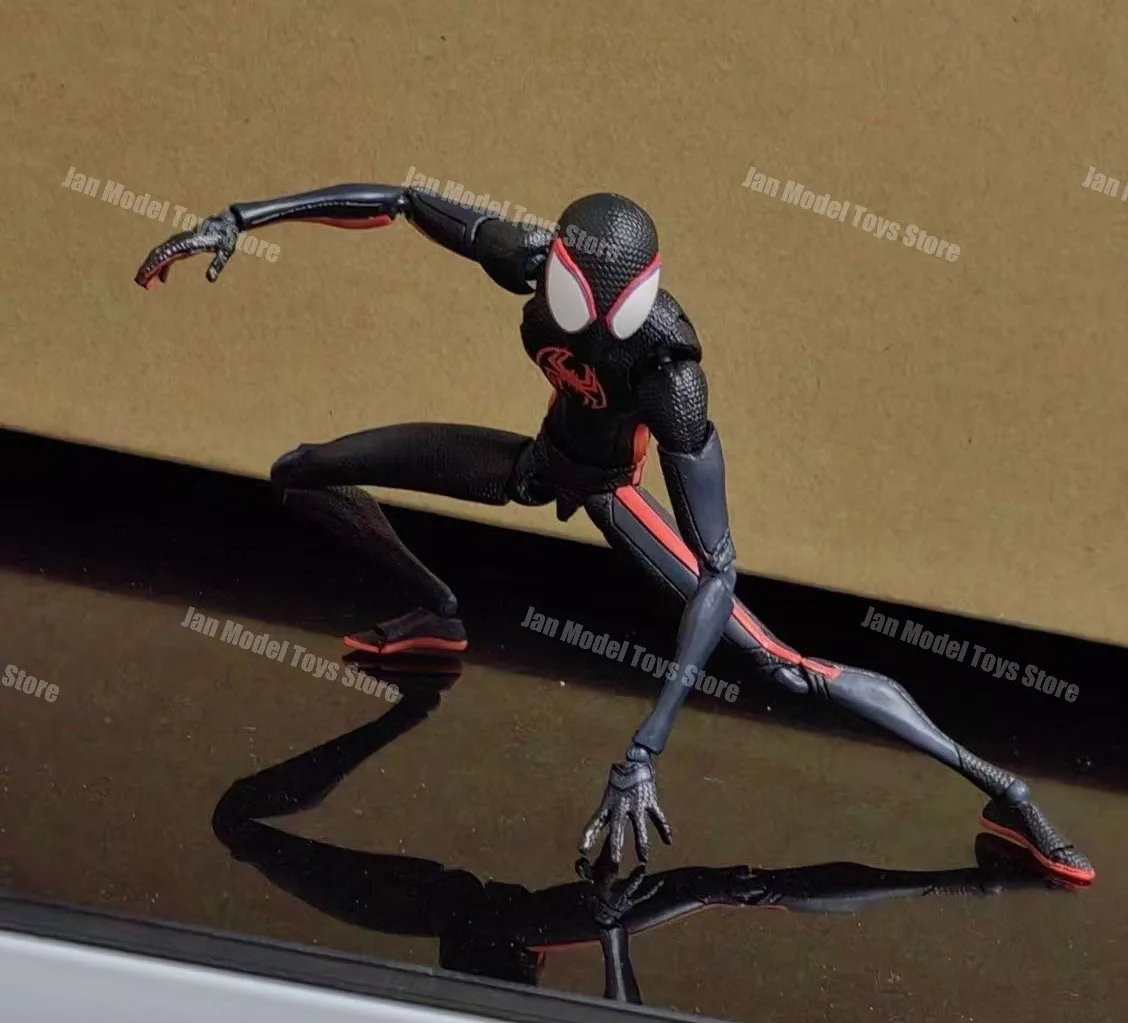 متوفر في المخزون ألعاب Ct سبايدرمان مايلز موراليس Shf جوين عبر الآية العنكبوتية الرجل العنكبوت أنيمي عمل الشكل تمثال الهدايا اللعب