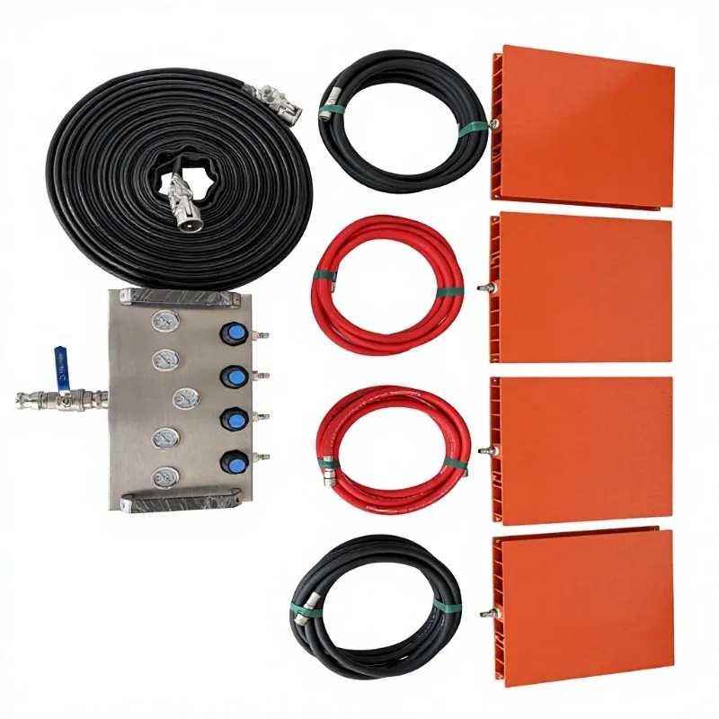 New Yan'an air cushion pallet truck with a load capacity of 6 tons, aluminum alloy rubber