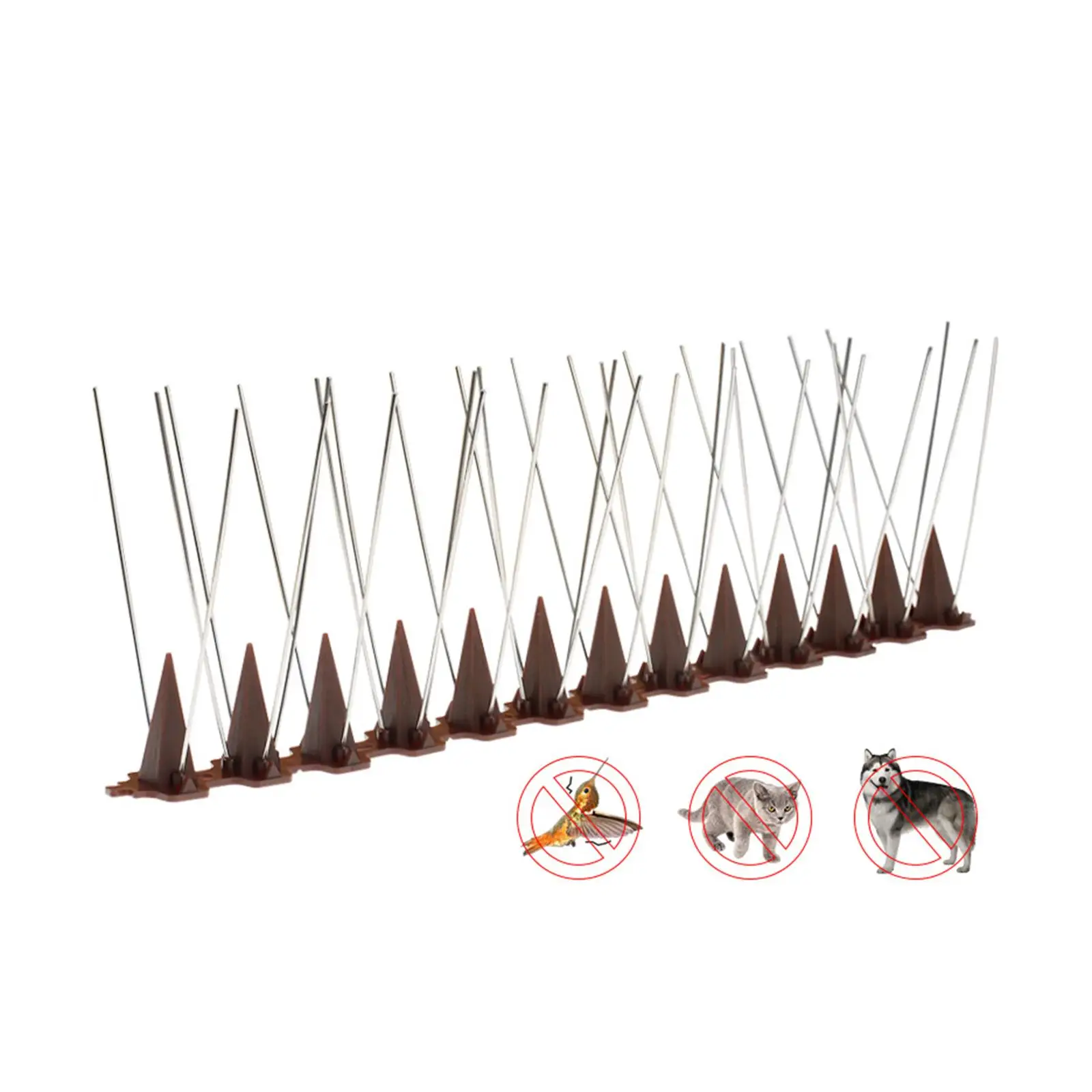 

10x Anti Bird Thorn Outdoor Fence Security Anti Climbing Cat Deterrent Thorn for Garden Fence Windowsill Small Birds Roof
