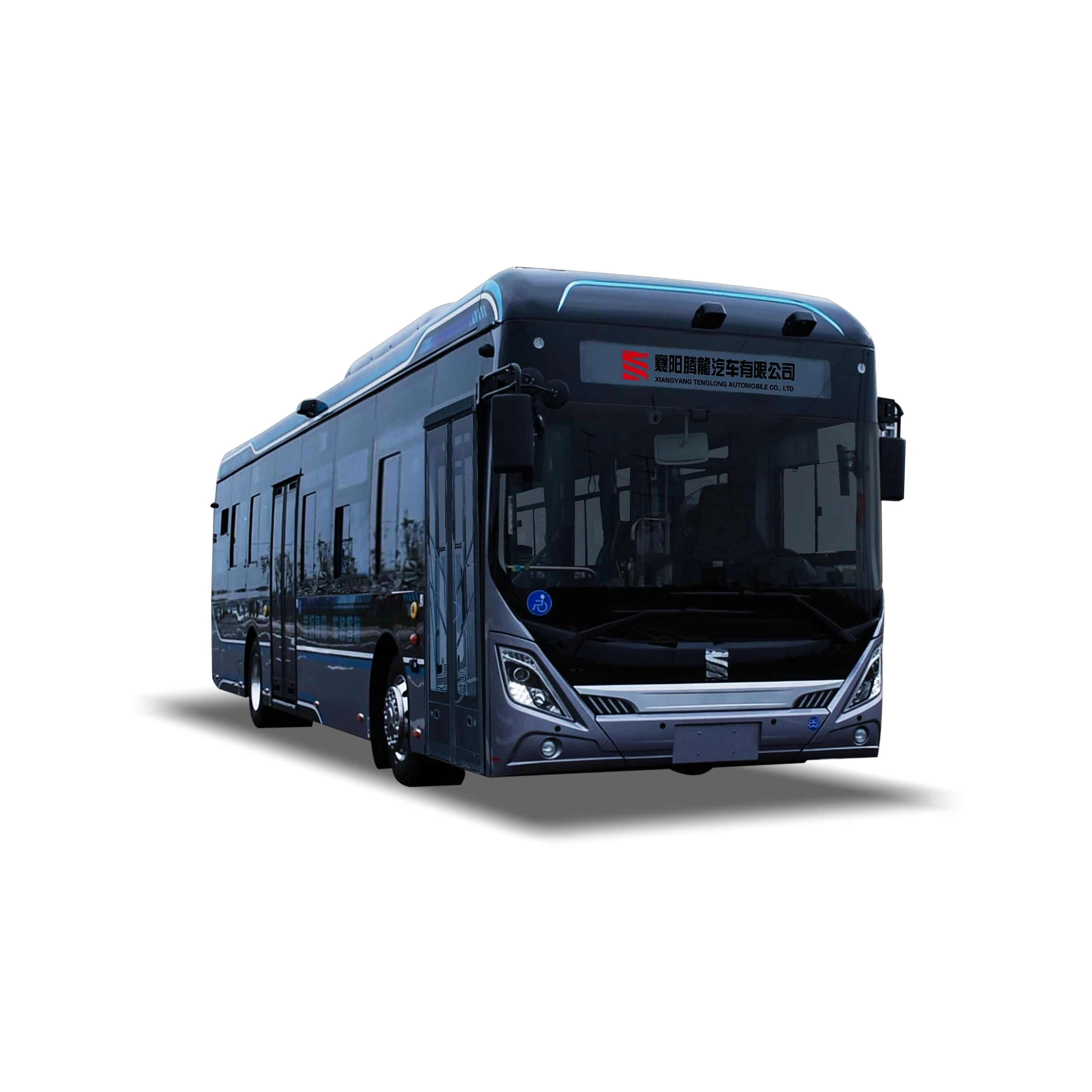 CATL Battery Powered 12m Electric City Bus with Low Entry Floor 310km Range Capacity 90 People Urban Stop Vehicle