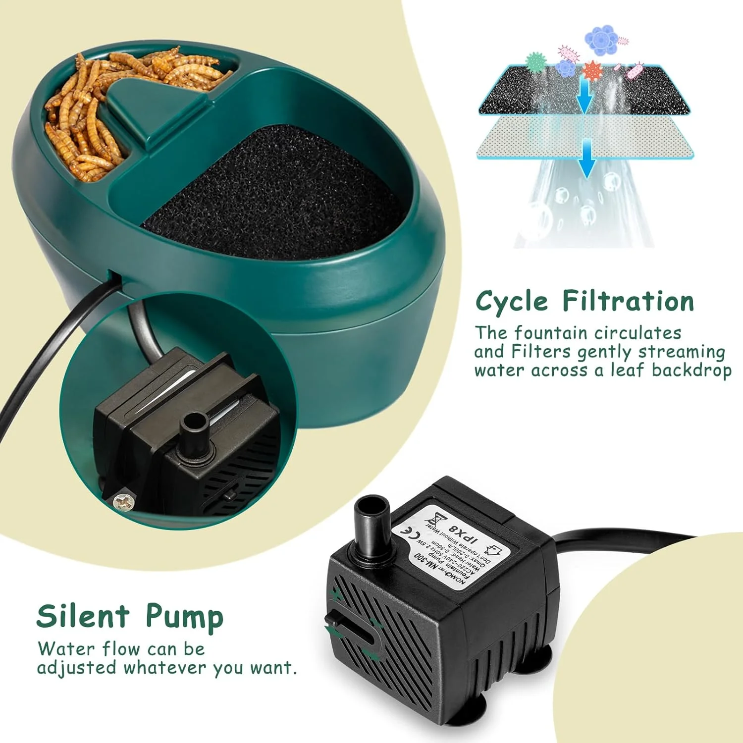 Reptile Automatic Water Fountain 5