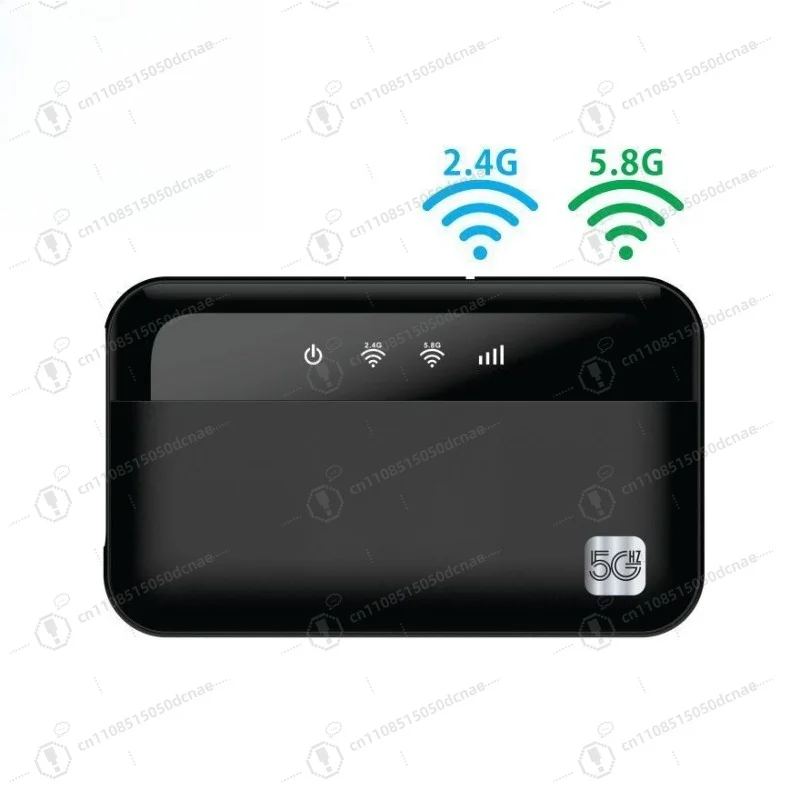 10000mAh 2-in-1 Power Bank 4G LTE Dual Band WiFi Router 2.4G 5.8G Unlocked SIM Card Portable Hotspot for Travel Office