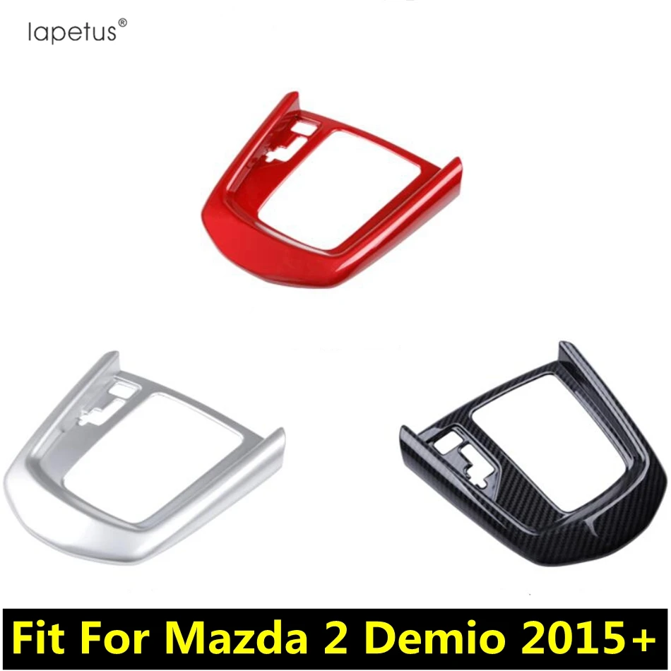 

Central Control Gear Shift Panel Frame Decoration Cover Trim For Mazda 2 Demio 2015-2023 Red / Carbon Fiber Interior Accessories