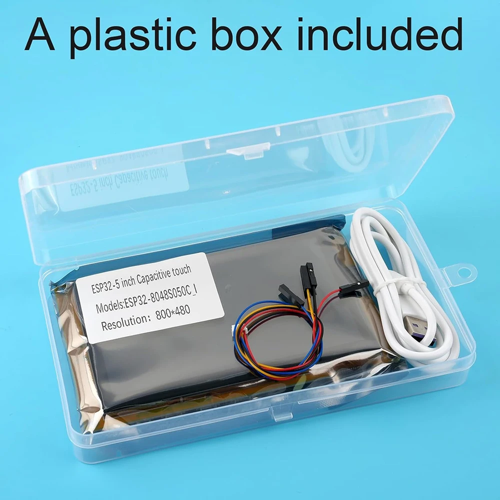 ESP32-8048S050C-I 5.0" inch ESP32-S3 IPS Display TFT LCD Module ST7262 Capacitive Touch Screen 800x480 ESP32-S3 for Arduino IDE