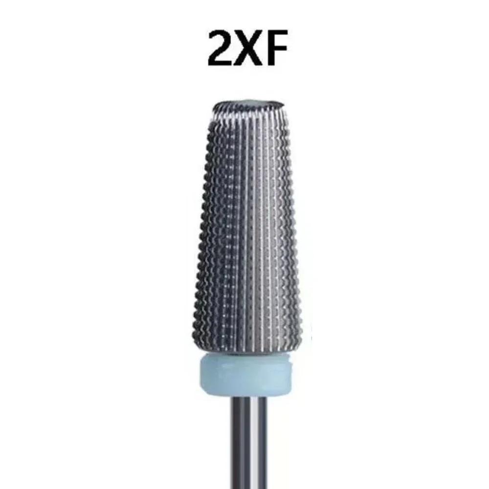 5in1 Nail drill bit Safety 2XF Universal Tungsten Steel Nail Art Drill Bits for Quick and Painless Nail - Left and Right Hand