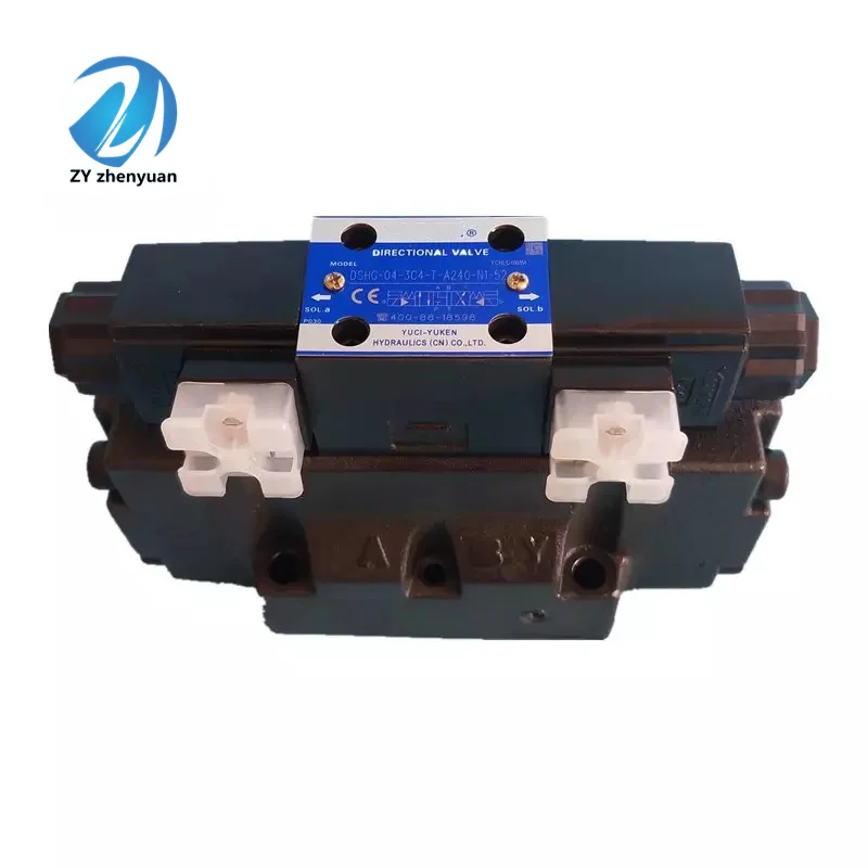 YUKEN DSHG DSHG-06-3C12-T-RA-D24-53181 DSHG-06-3C60-T DSHG-04-3C60-T Solenoid Pilot Operated Directional Control Valve