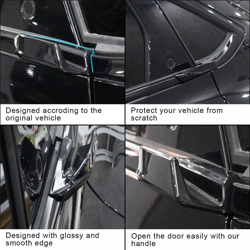 For Ford Mustang Mach-E 2021-2024 Rear Left Right Exterior Door Handle Replacement Accessories