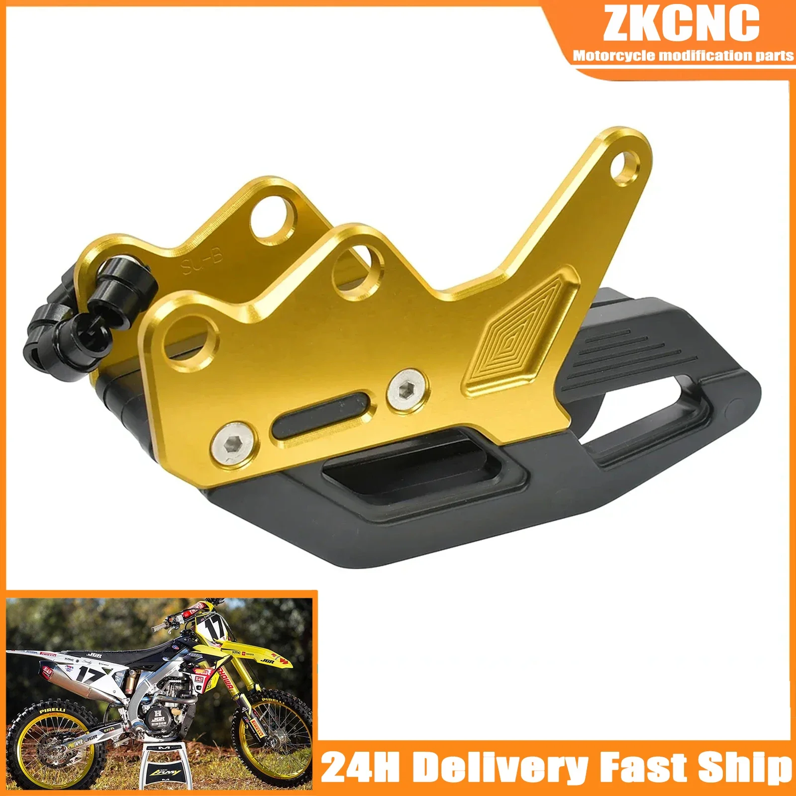 

Направляющая для цепи мотоцикла для SUZUKI RM125 RM250 RMZ RM-Z 250 450 DRZ DR-Z 250 400E 400S 400SM RMX 450Z велосипед-внедорожник