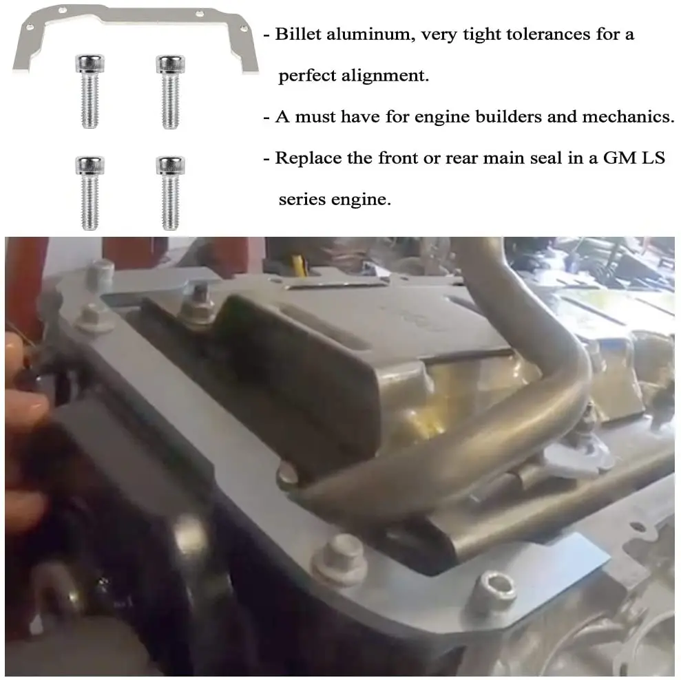 Front and Rear Cover Billet Alignment Tool & Oil Pan Alignment Tool  For LS Series Engines 4.8 5.3 5.7 6.0 LS1 LS2 LS3