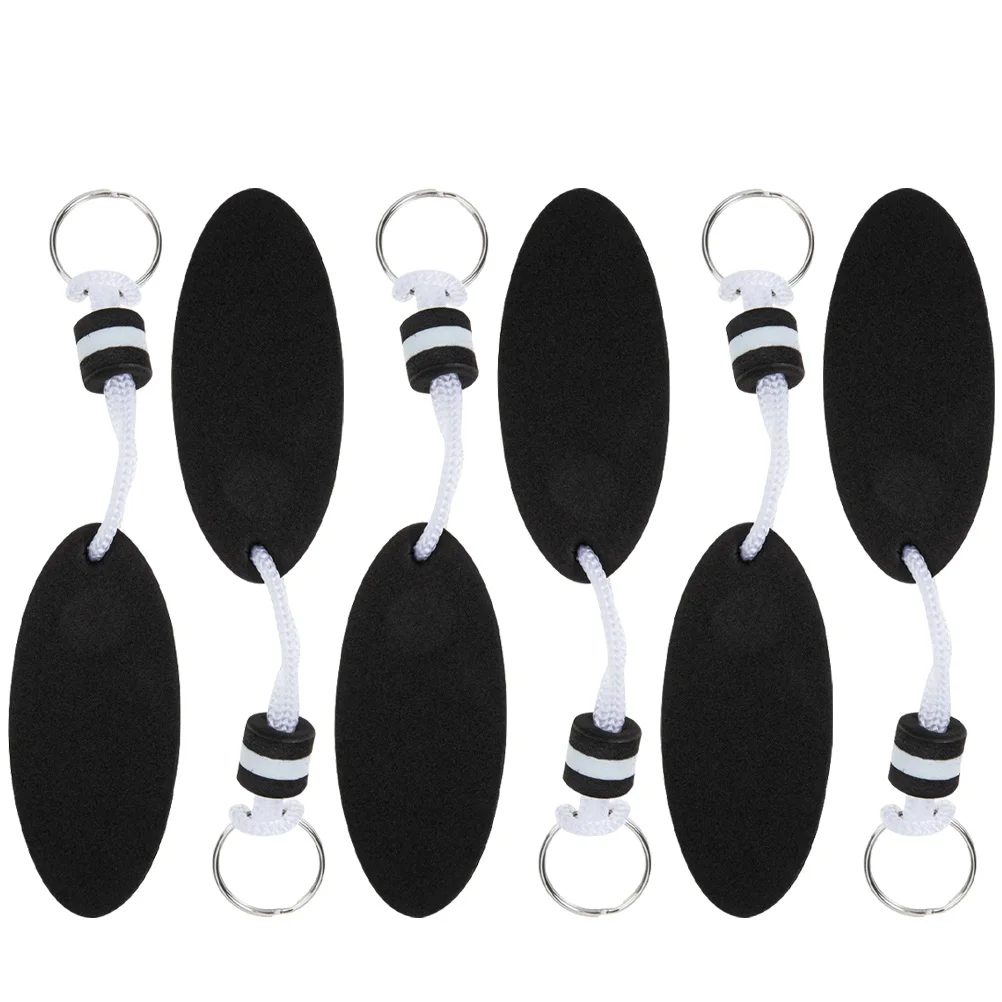 

6 Pcs Floating Key Chain Rafting Keychain -resistant Rings Surfing Accessories Eva Buoy Keyring