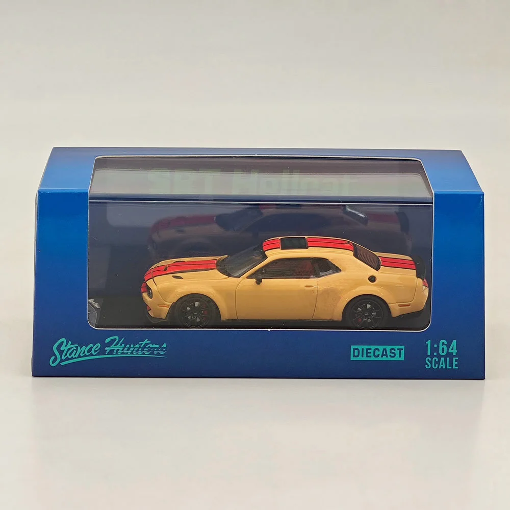 Stance Hunters 1/64 pour SRT Hellcat, modèles moulés sous pression, Collection limitée de voiture, jouets automobiles, cadeau, passe-temps