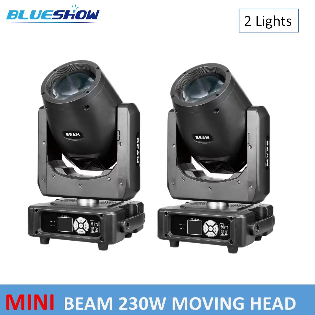 2pcs Mini Lyre 7r Beam 230W 7R Moving Head Light with flightcase Disco DJ Party Wedding Concert Christmas 230W Moving Beam