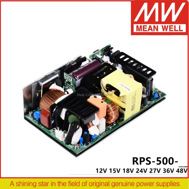 

Медицинский источник питания MEAN WELL 500 Вт типа печатной платы RPS-500-12 RPS-500-15 RPS-500-18 RPS-500-24 RPS-500-27 RPS-500-36 RPS-500-48