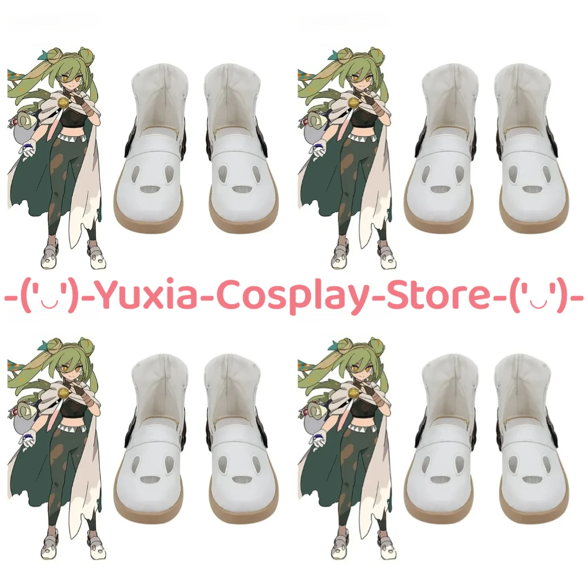 

Yuxiacosplay! Pkemon Flygon Cosplay Shoes Anime Game Character Prop PU Leather Boots Halloween Carnival Party Costume