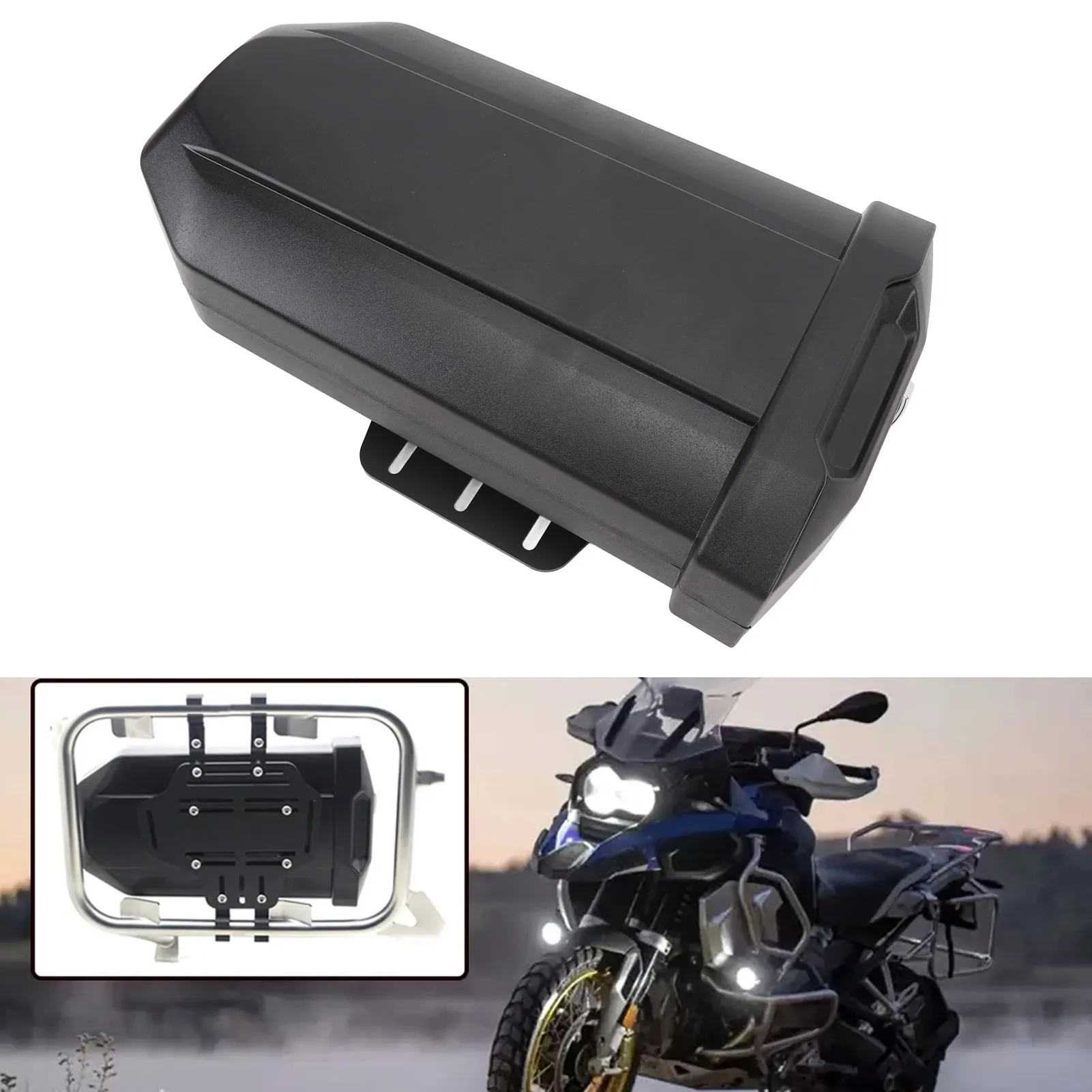 Rear Seat Side Tool Box  Construction Replacement Motorcycle Side Tool Box 3.8L High Security for R1300GS R1200GS R1250GS