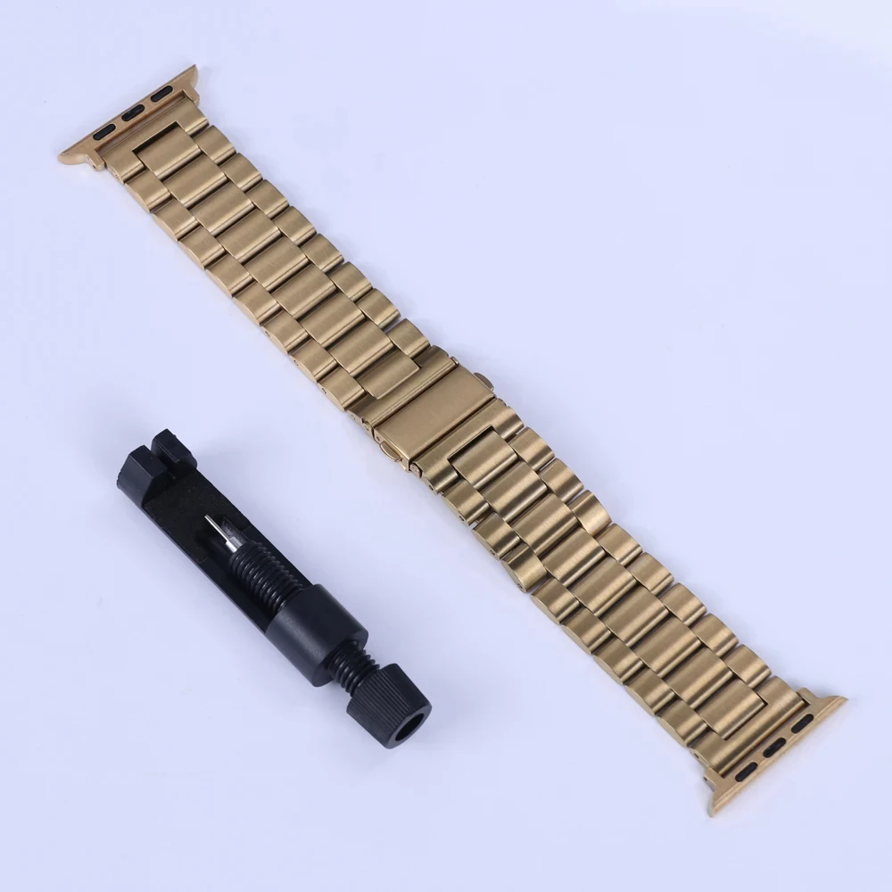 Edelstahlarmband für Apple Watch 46 mm Ultra 49 mm, Metallarmband für iWatch 12 11 10 9 8 SE 42 mm, Business-Uhrenarmband – Detail 4
