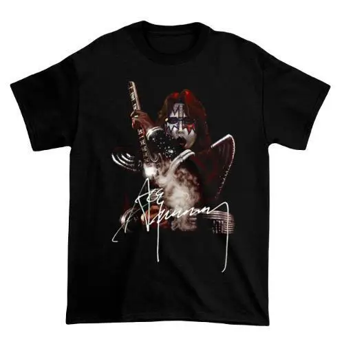 Ace Frehley Signture Black T Shirt All Sizes Unisex S-3XL Fast shipping