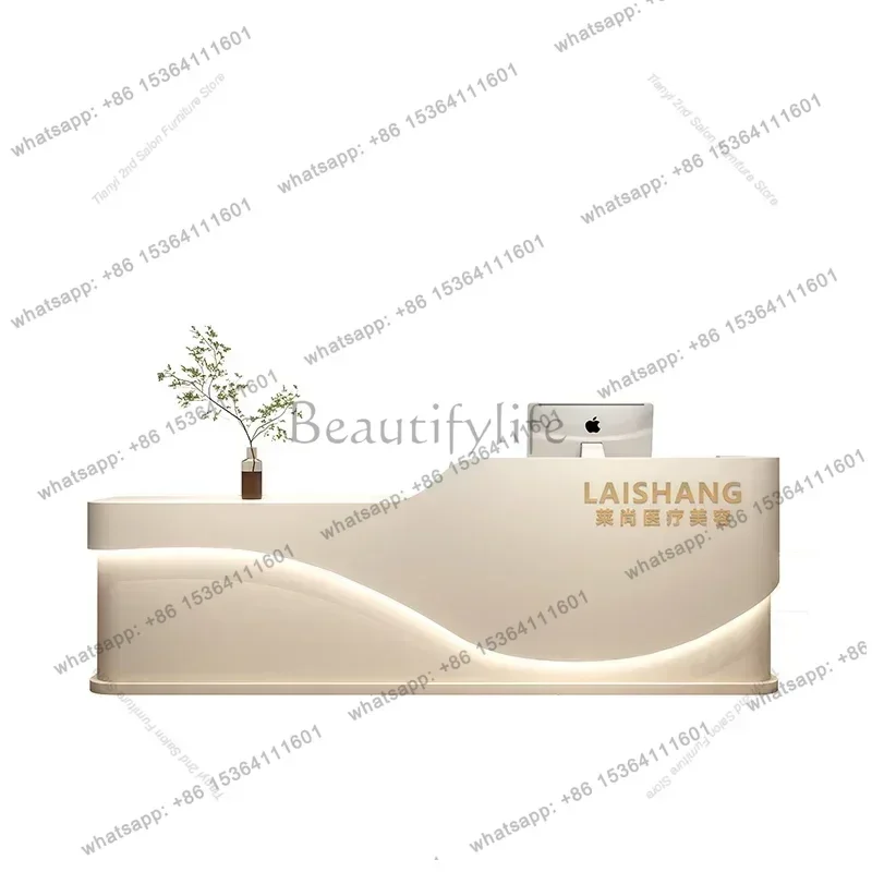 Factory Direct Sales Furniture For Various Service Establishments - Reception Desks For Beauty Salons, Hair Salons, Clothing Sho